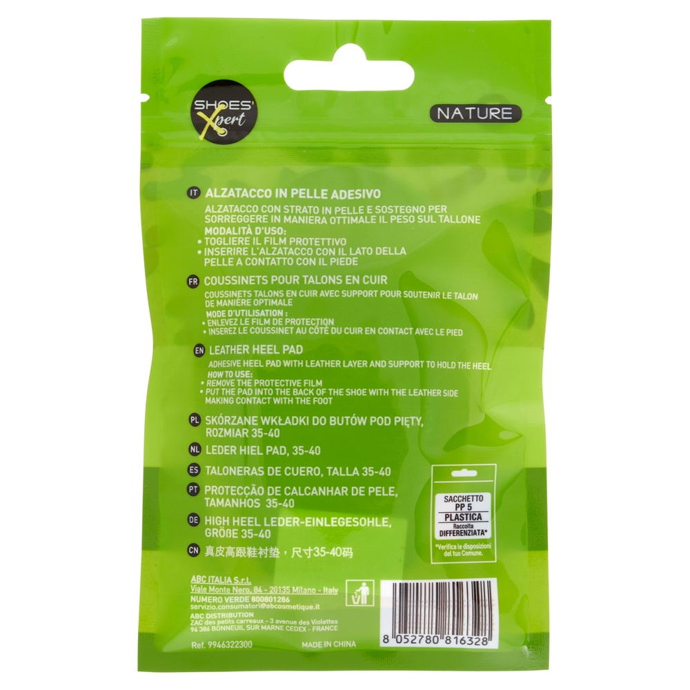 Shoes'Xpert Nature Alzatacco in Pelle Taglia 35-40 1 Paio